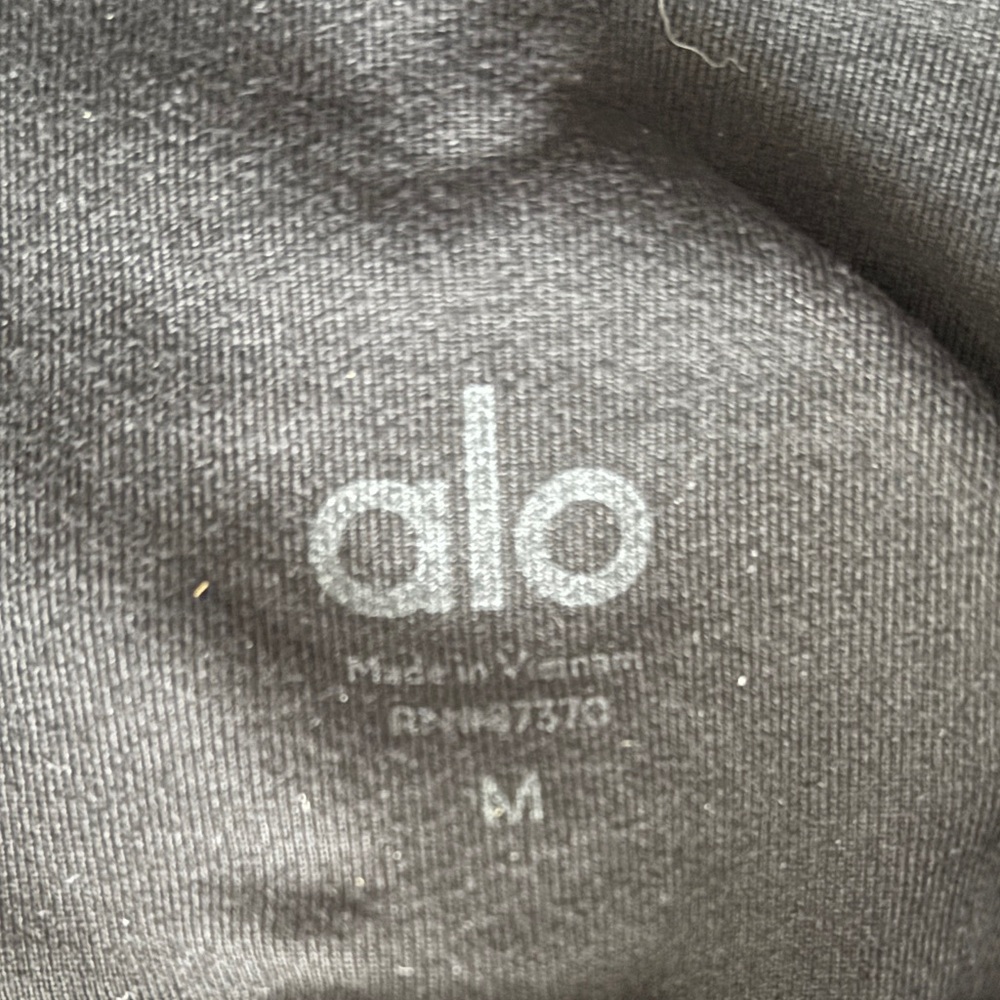ALO Yoga Black/ Dusty Rose Goddess Leggings - Picture 3 of 3